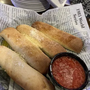 Mozzarella Filled Breadsticks