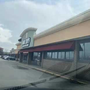 the outside of the building