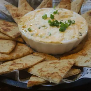 Parmesan Dip. Looks yummy, but don&apos;t go here for the food.