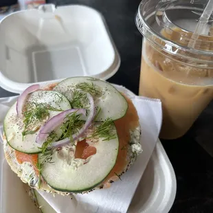 Lox bagel