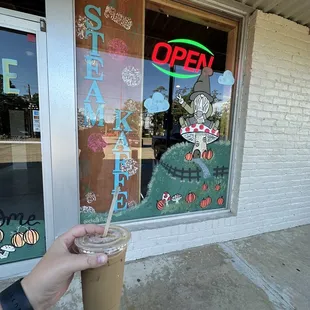 Coffee and cute signage