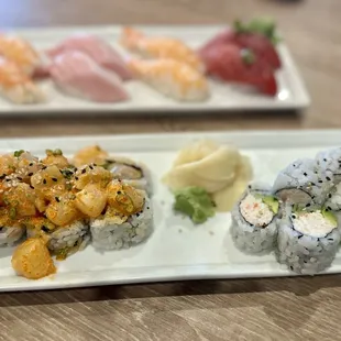 sushi and sashimi, food, sushi, sashimi