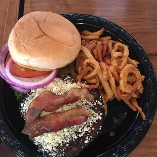 Blue Cheese and Bacon Burger