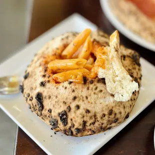 Bread bowl pasta