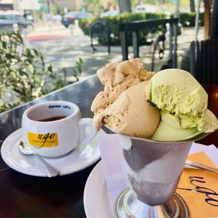 Salted Caramel &amp; Pistachio Gelato