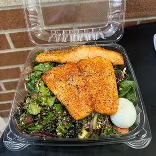 Custom Salmon Salad for two!