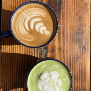 Matcha latte, Horchata latte