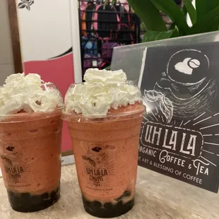 Mango-strawberrie smoothie