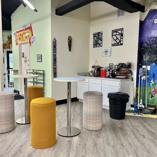 Coffee bar area