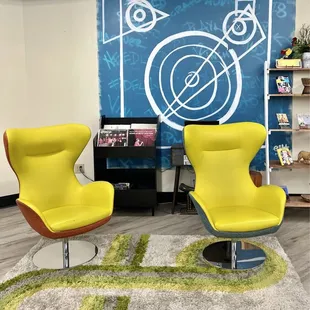 Places to sit and relax