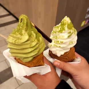 Matcha &amp; seasonal White Peach