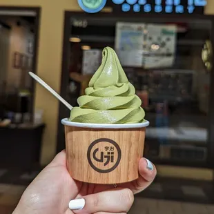 Matcha in a cup ($5)