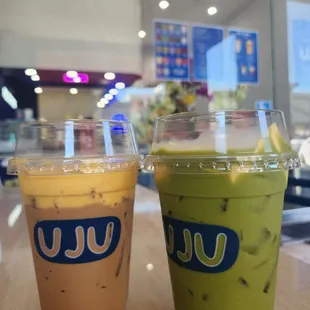 Hong Kong Cheese Coffee Green Thai Milk Tea