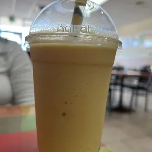 Mango drink with boba, got a thumbs up from my crew who loves this kind of drink