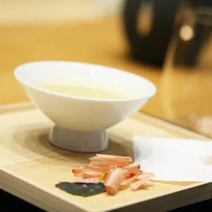 Dashi for the 5 Senses: traditional broth of kombu kelp &amp; smoked bonito flakes