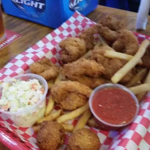 Coconut Shrimp Basket
