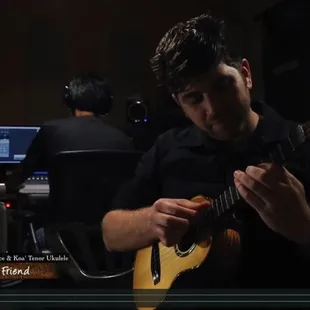 Studio Recordings of various new and custom ukuleles