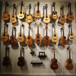 some of the best custom ukuleles in the world - rarely found at most stores