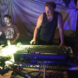 Light and sound tent.