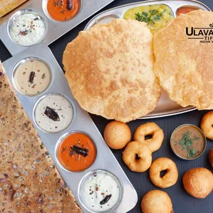 a variety of food items
