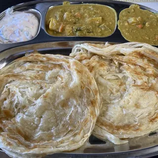 MADRAS PARATHA WITH KURMA