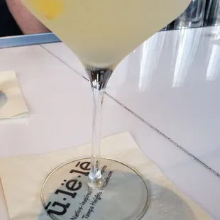 Lemon drop martini