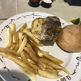 Grouper sandwich meal