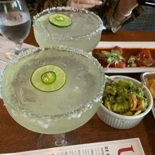 Jalapeño margaritas