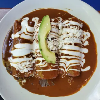 Enchiladas de Mole   Apizaco