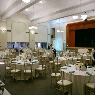 Pre-reception setup
