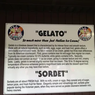 Gelato or Sorbet?