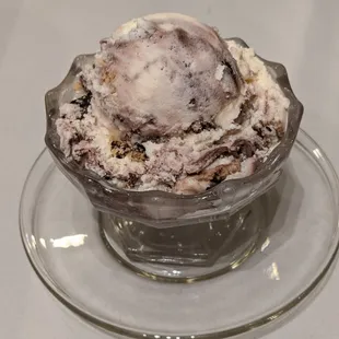 Blackberry cheesecake