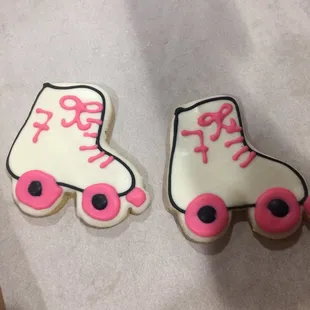 Roller skate cookies
