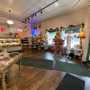 the inside of a store