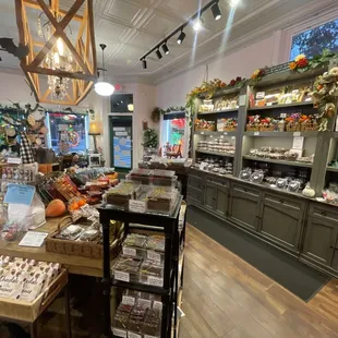 the inside of a store
