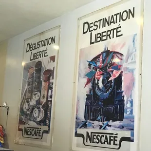 a poster of a train