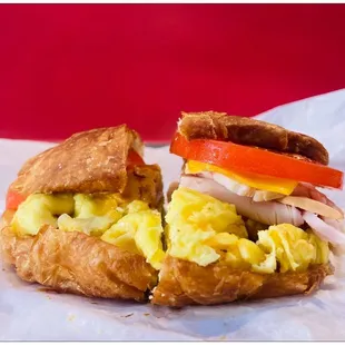 Turkey Egg and Cheese Breakfast Sandwich.  Yummy. ;D
