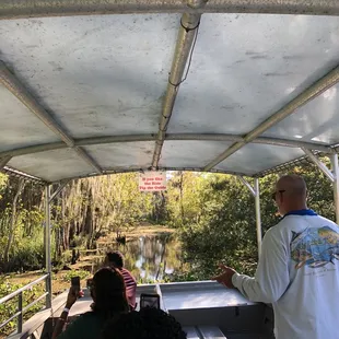 Entrance to baby alligator breeding ground but our boat was too big for this take airboat if you want to go deeper down in the swamp