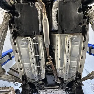 Car before undercoating and cleaning