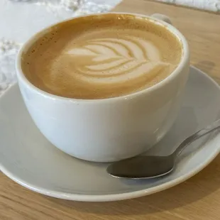 Oat latte: soothing! Good working environment.