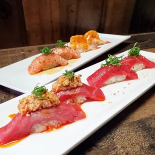 food, sushi, sushi and sashimi, sashimi