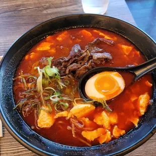 Spicy Ramen. No joke spicy,  so yummy