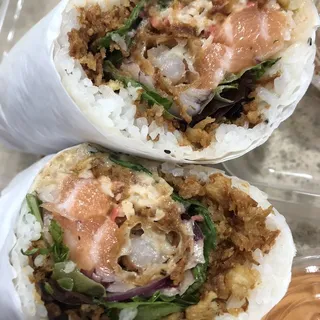 Salmon Super Burrito