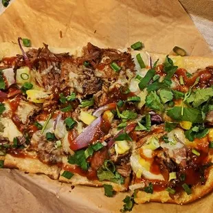 Kalua Pig flat bread pizza $15