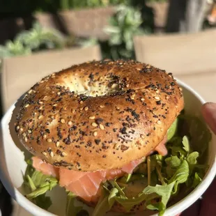 Smoked Salmon Bagels