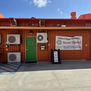  the exterior of a building