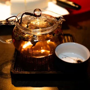 Rose tea was soft, floral and perfect with dessert.  Again, the presentation and the cup are really great.