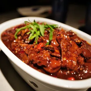 Boneless pork trotters