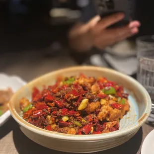 sichuan chili fried chicken