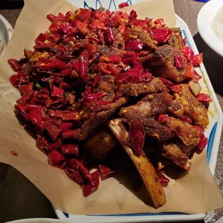 Sichuan Spiced Lamb Ribs w. Bones